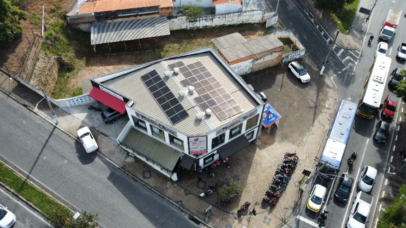 Projeto fotovoltaico comercial em Valinhos-SP